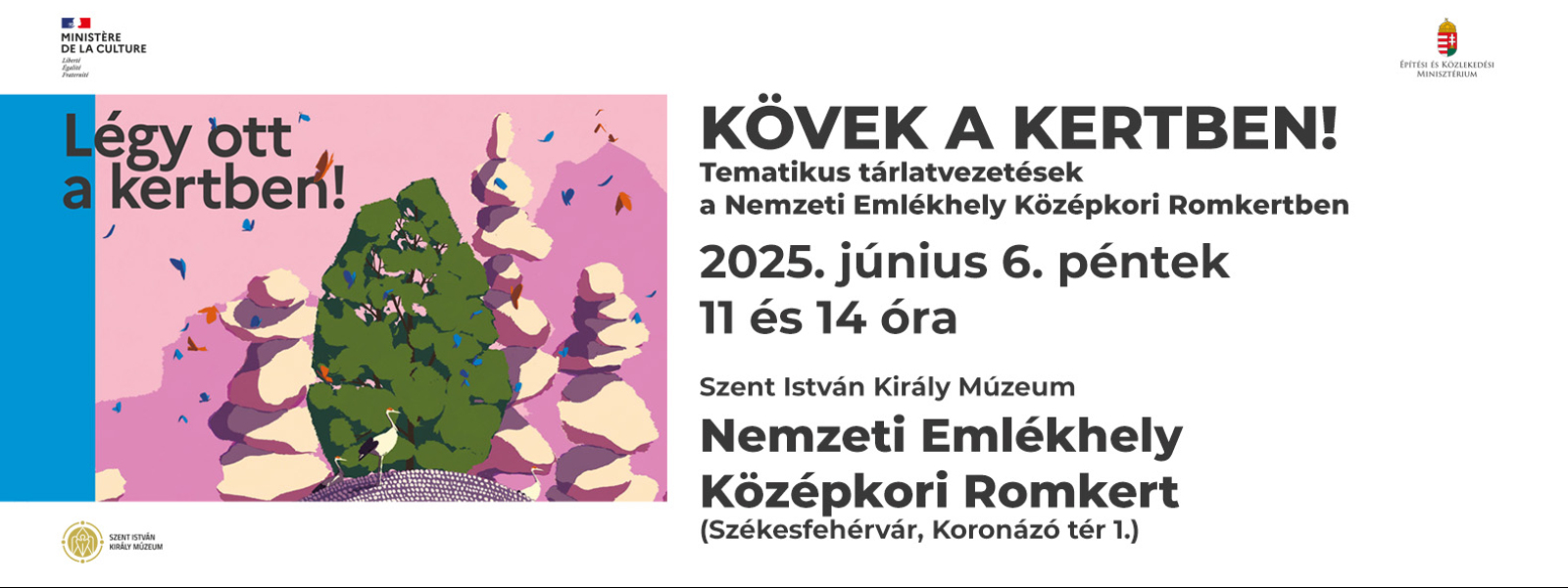Kövek a Kertben! – tematikus tárlatvezetések a Nemzeti Emlékhely Középkori Romkertben