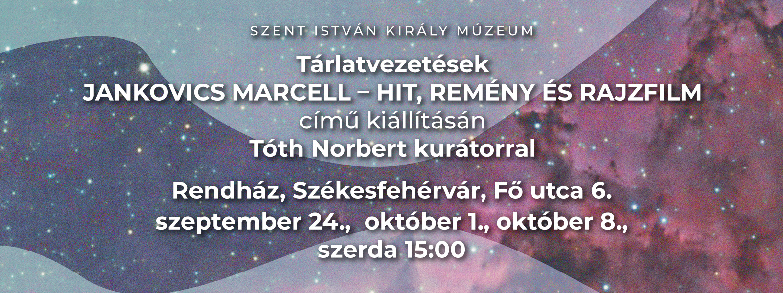 Tárlatvezetések JANKOVICS MARCELL – HIT, REMÉNY ÉS RAJZFILM című kiállításán Tóth Norbert kurátorral