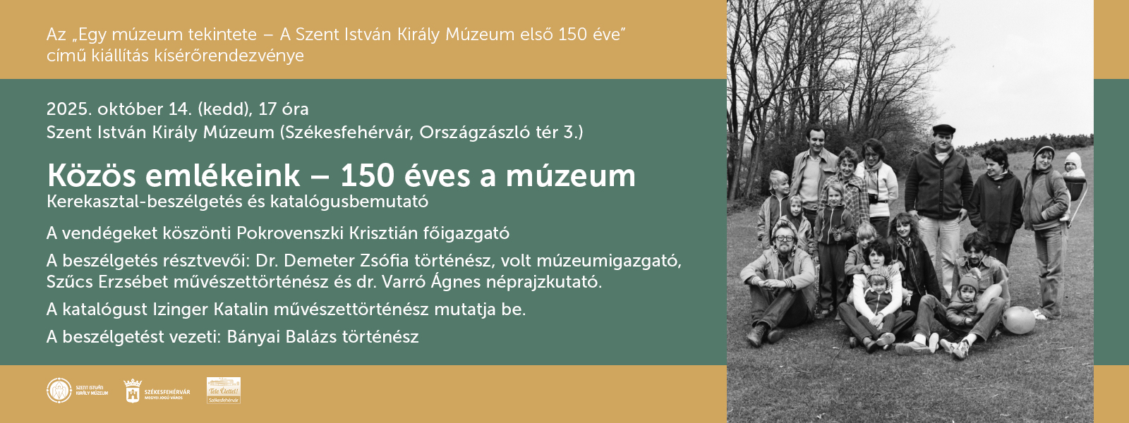 Közös emlékeink – 150 éves a múzeum | Kerekasztal-beszélgetés és katalógusbemutató