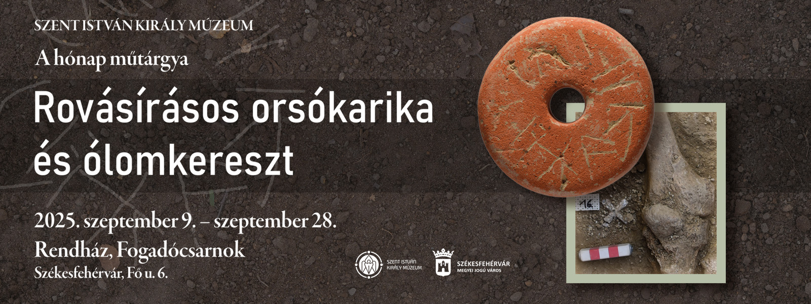 A hónap műtárgya: Rovásírásos orsókarika és ólomkereszt | Időszaki kiállítás